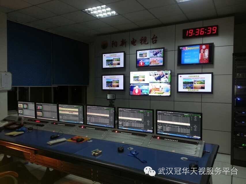湖北省陽新縣電視臺播出機房完美收工！